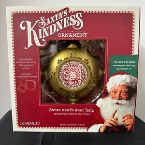 Santa's Kindness Interactive Ornament and Journal Set